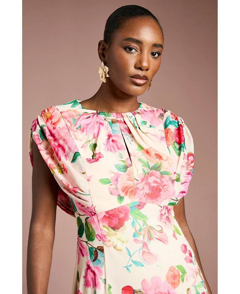 Coast Women's Floral Chiffon Midi Dress