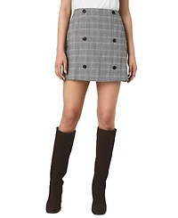 French Connection Women's Mini Fitted Zip Skirt