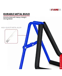 5 core Ukulele Stand A Frame Metal Body with Soft Padded Arms Support Banjo Ukuleles Mini Guitar Violin