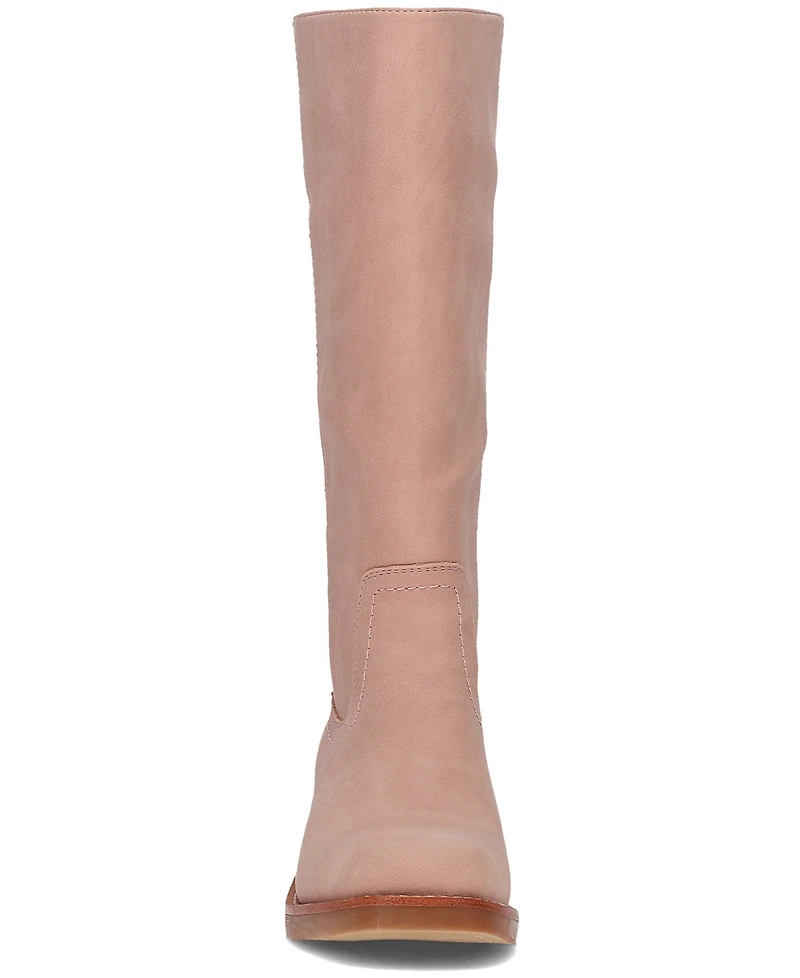 Frye and Co. Women's Miranda Wide Calf Stacked Heel Boots