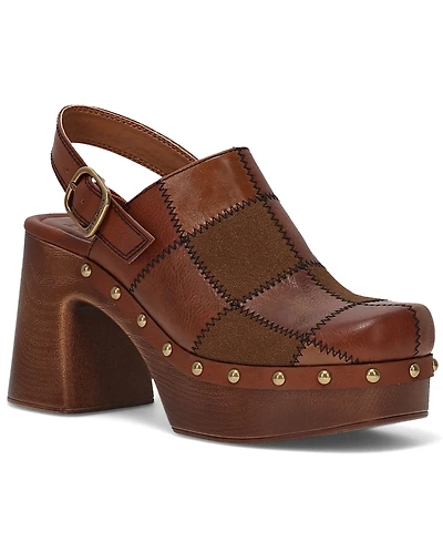 Frye and Co. Women's Wylie Patchwork Platform Mule Clogs
