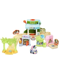 Bluey Ice Cream Adventure Playset Interactive Pretend Play Track Set with SmartPoint Sounds & Ice Cream Truck, Ages 1.5+