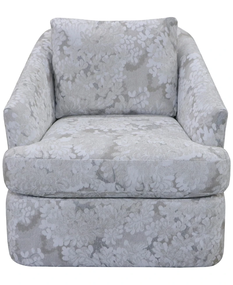 Harlan Fabric Swivel Chair, Macy's Exclusive