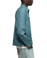 Lucky Brand Men's Long-Sleeve Relaxed Western Flannel Shirt