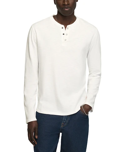 Lucky Brand Men's Long-Sleeve Weekend Slub Henley T-Shirt