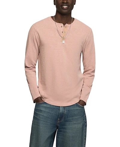 Lucky Brand Men's Long-Sleeve Weekend Slub Henley T-Shirt