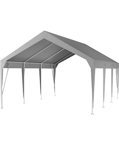 gaomon 10'x20' Carport Heavy Duty Car Canopy Uv Resistant Waterproof Portable Garage for Car, Boat, Party