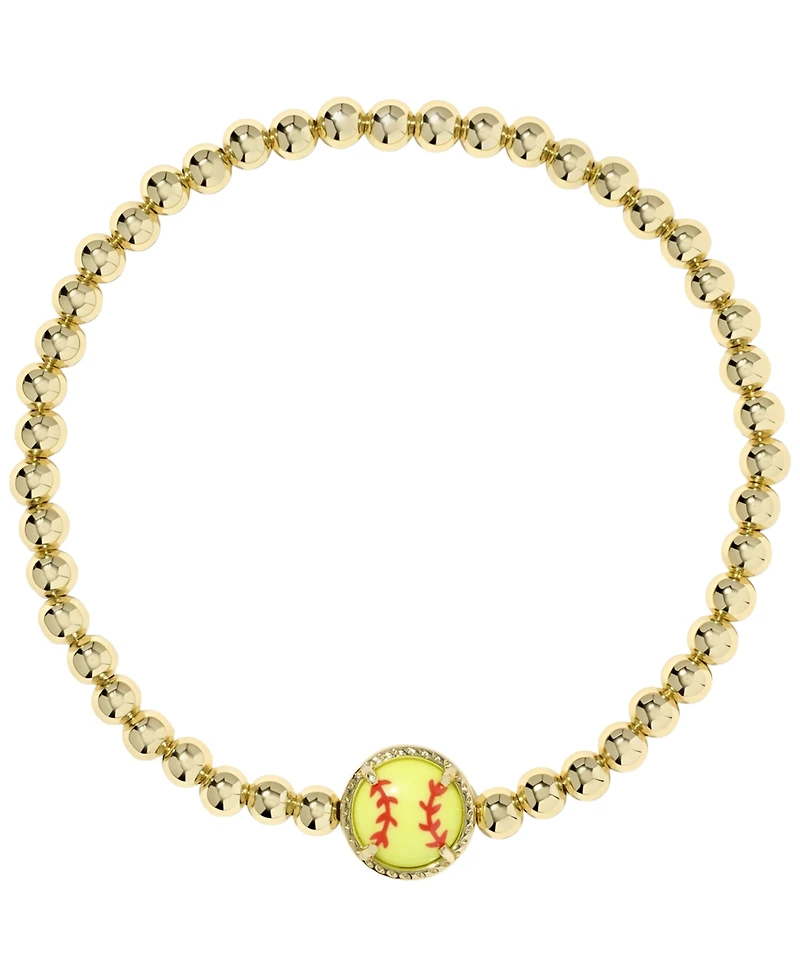 Kendra Scott 14k Gold-Plated Softball Stretch Bracelet