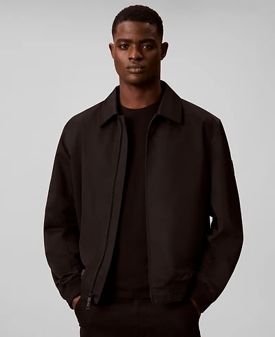 Calvin Klein Men's Tech Nylon Blouson Classic-Fit Shirt Jacket