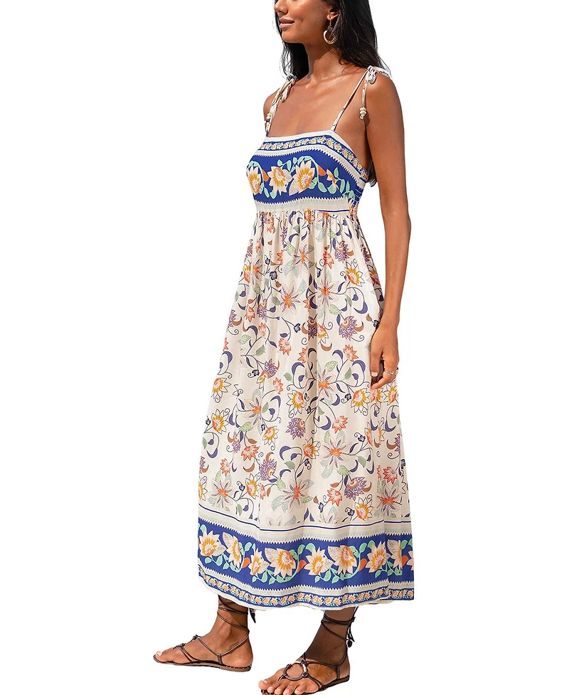 Cupshe Women's Golden Hour Floral Maxi Beach Dress