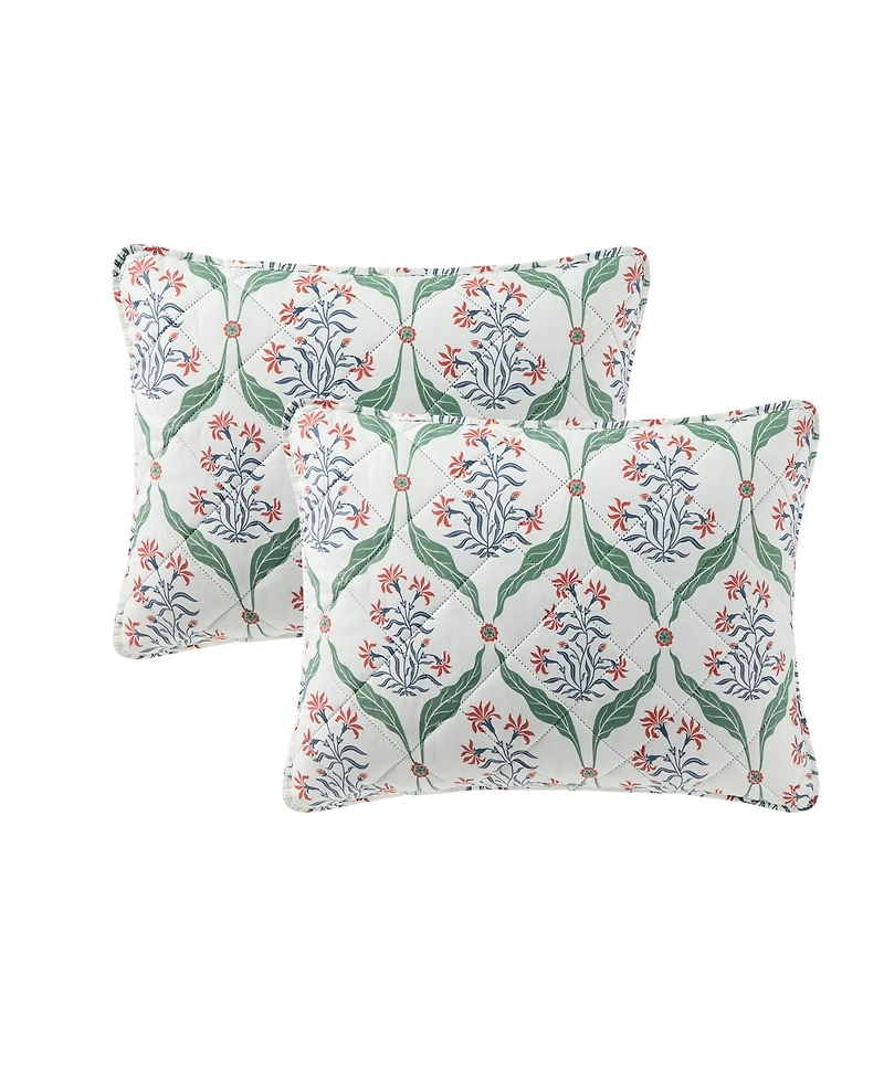 Seventh Studio Trellis Floral Quilted 2-Piece Quilt Set, Twin