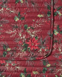 Seventh Studio Poinsettia Quilted 2-Piece Quilt Set, Twin
