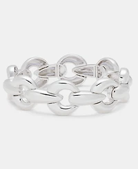 Anne Klein Puffy Linked Stretch Bracelet