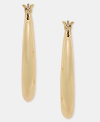 Anne Klein Puffy Arch Hoop Earrings