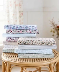 Sunham Microfiber Easy Care Printed Sheet Sets
