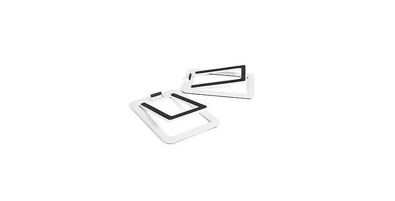 Kanto S2 Tilted Desktop Speaker Stands for Small Speakers, Pair