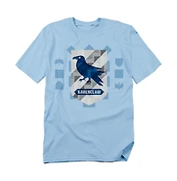 Harry Potter Men's Abstract Ravenclaw House Shield T Shirt