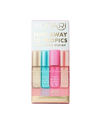 Kopari Beauty 4-Piece Mist Away To Tropics Hair & Body Mist Kit