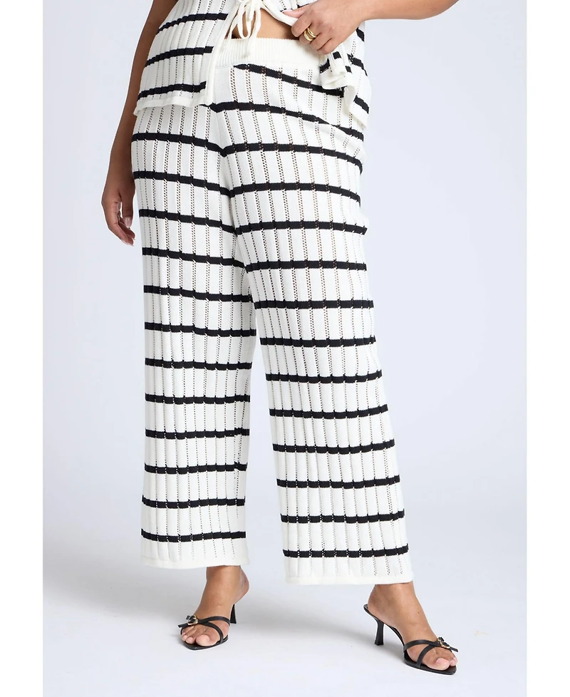 Eloquii Women's Sweater Pull On Pant