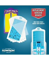 Flowtron Indoor Fly Trap, 9W Uv Light, Silent Mosquito and Gnat Catcher, 375 Sq Ft