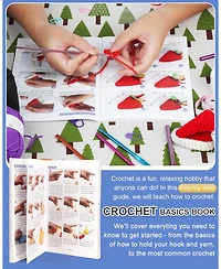 Aeelike Crochet Kit for Beginners - 23 Crochet Hooks, 655 Yards Yarn Set with Instruction, Bag and Accessories