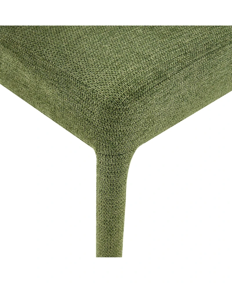 Maison Boucle Modern Upholstered Dining Chairs Set Of 2, Sherpa Accent Chair, Wraparound Back, Padded Seat