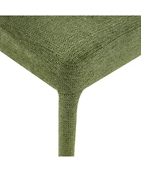 Maison Boucle Modern Upholstered Dining Chairs Set Of 2, Sherpa Accent Chair, Wraparound Back, Padded Seat