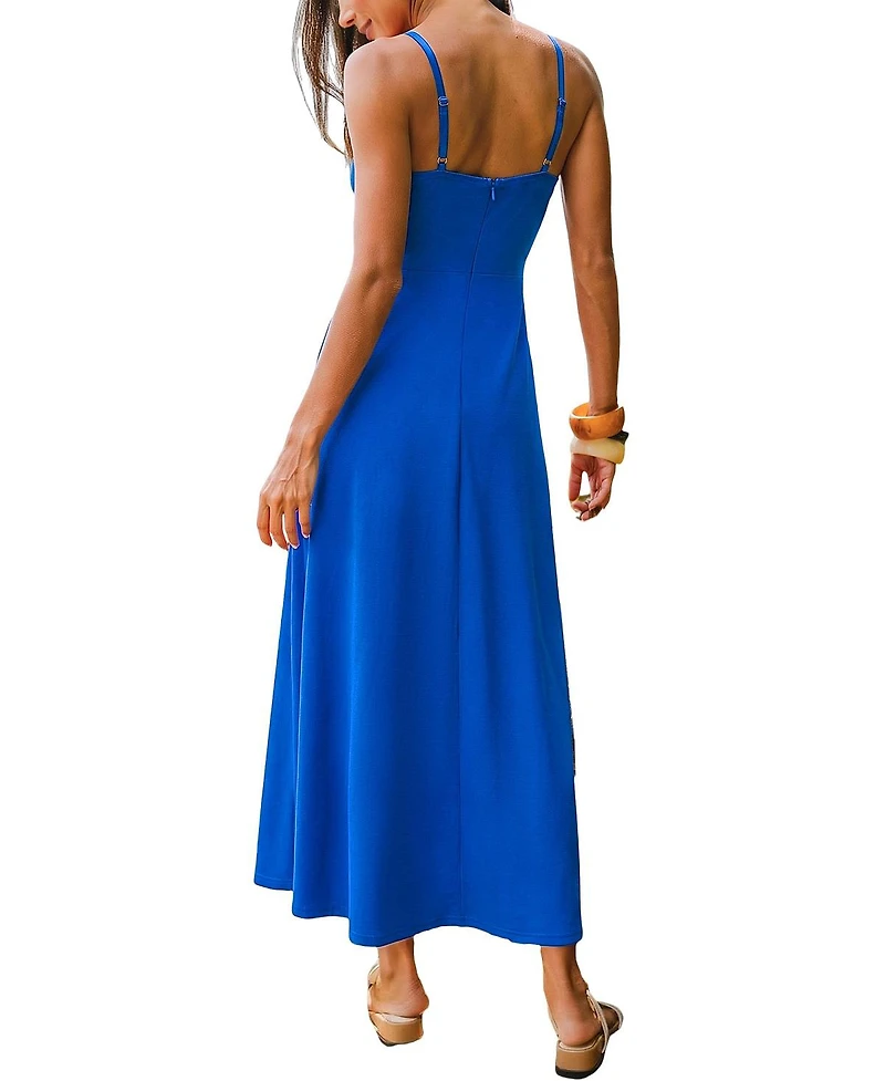 Cupshe Women's V-Neck Vacation Dress