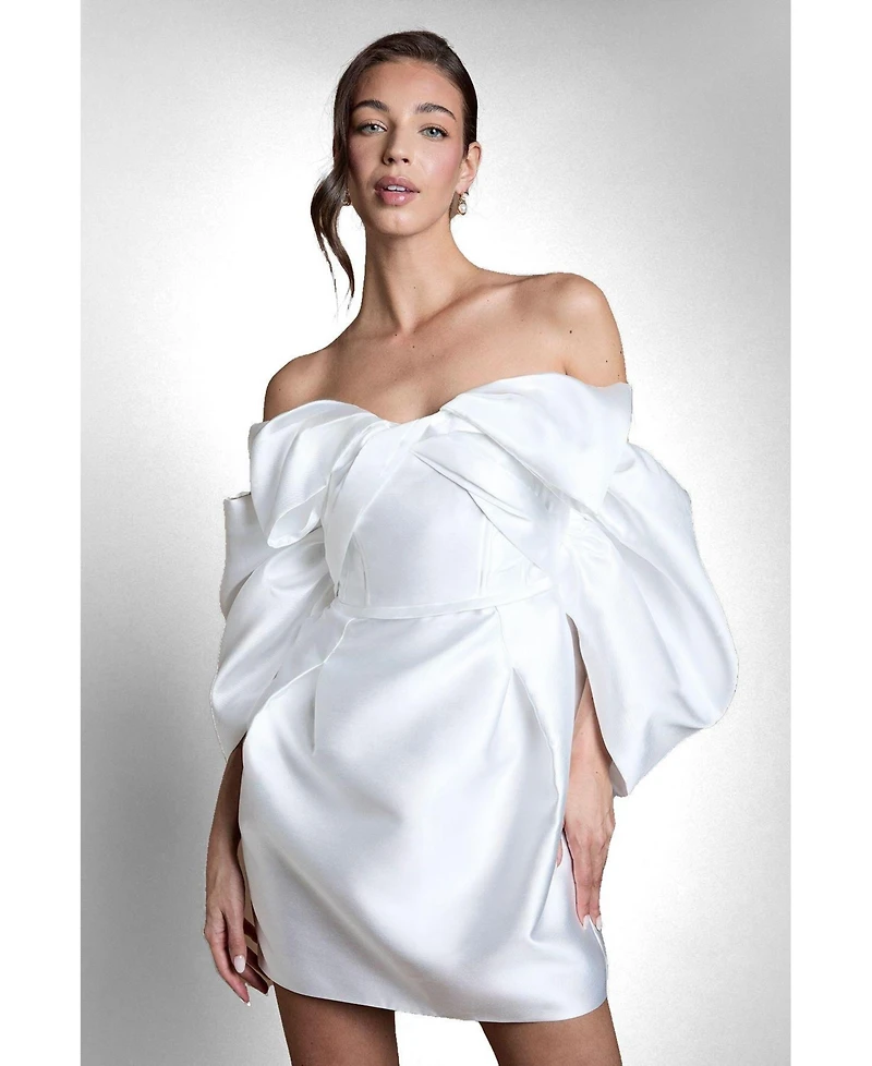 Coast Women's Corset Off-Shoulder Bridal Dress
