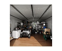 gaomon 10 x 12 ft Outdoor Storage Shed, Heavy-Duty Waterproof Tool Shed Storage with Lockable Door, Vents and Updated Frame Structure