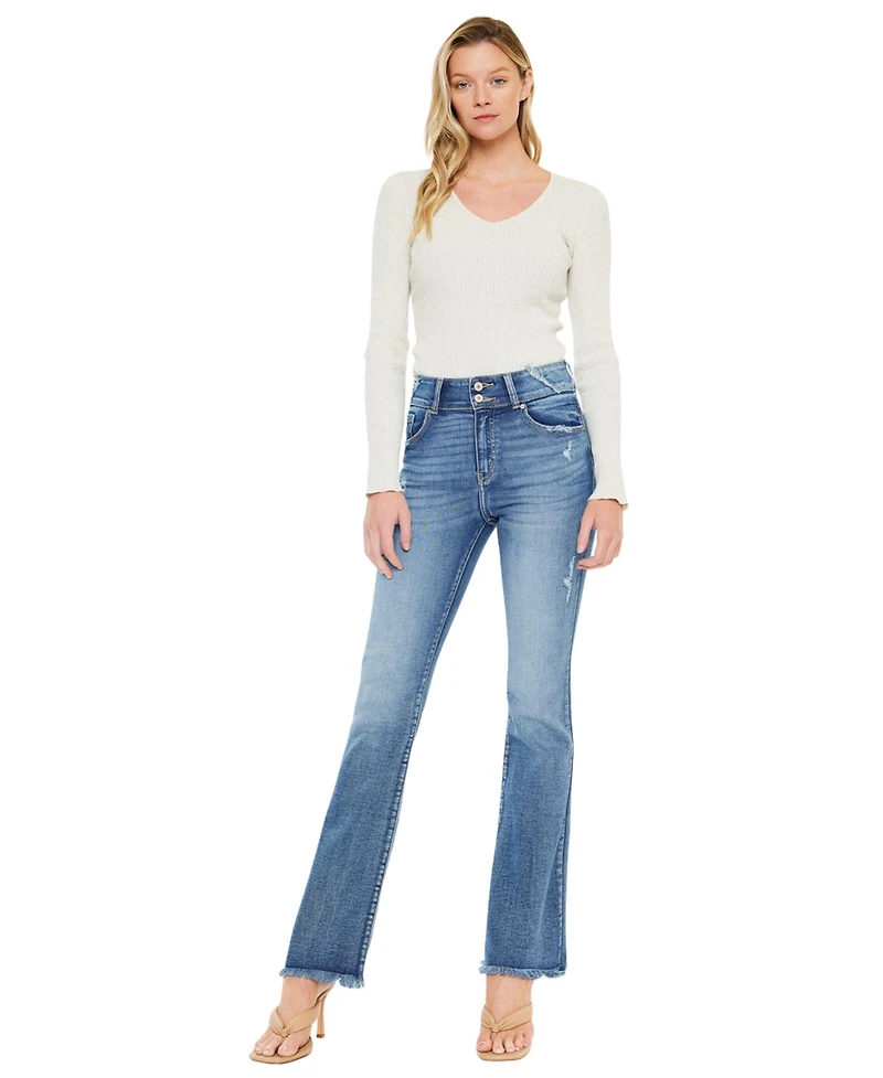 KanCan Women's Ruby High Rise Bootcut Jeans