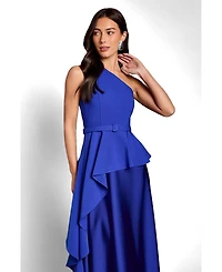 Coast Women's Asymmetric One-Shoulder Satin Maxi Dress