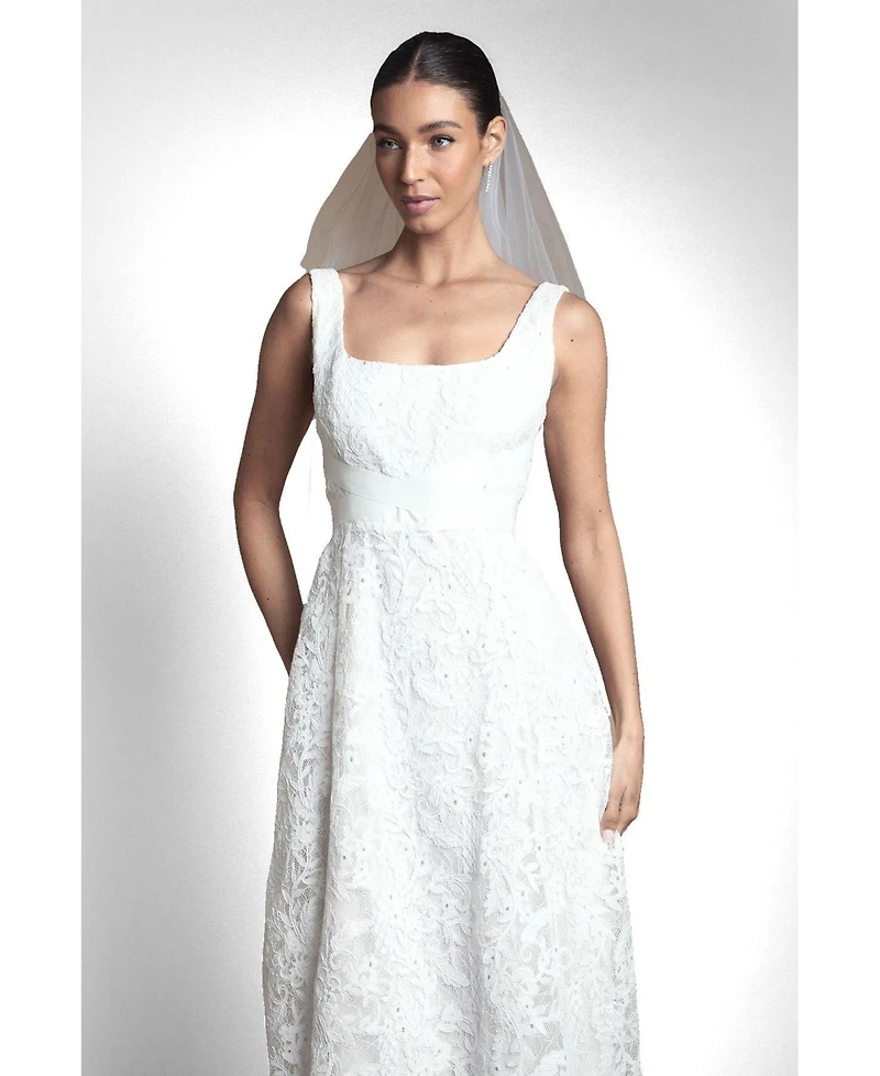 Coast Women's Lace Wrap Maxi Dress