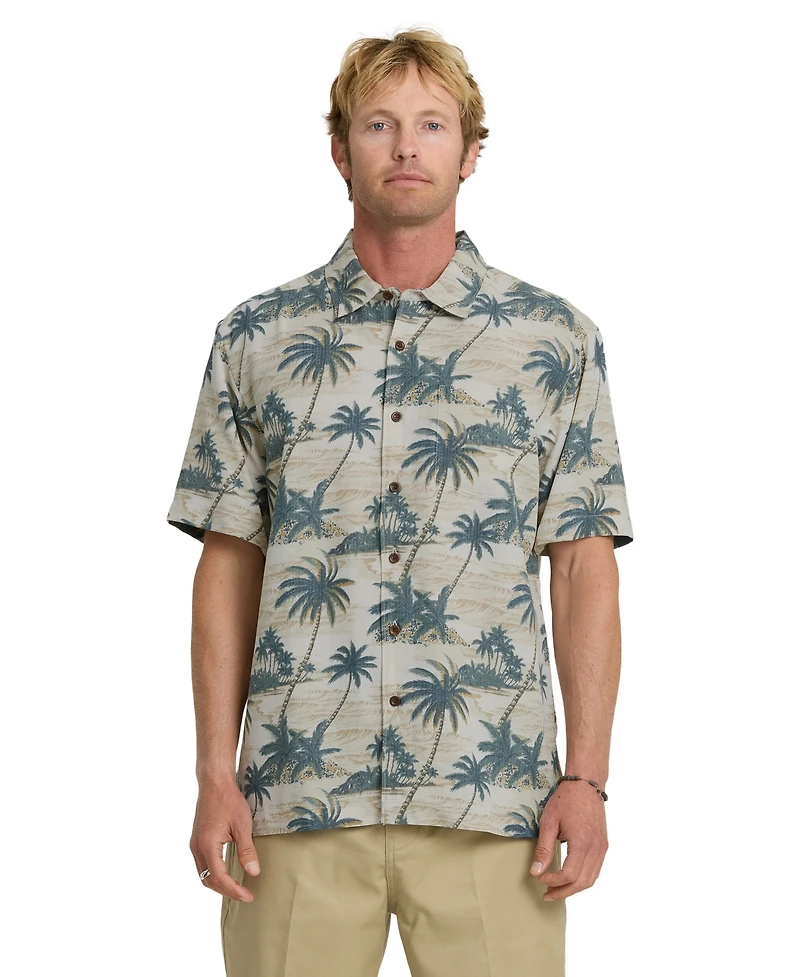 Quiksilver Waterman Men's Island Vues Print Shirt