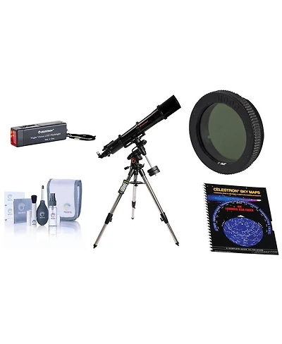 Celestron Advanced Vx 6" Refractor Telescope - with Accessory Kit (Night Vision Flash Light, Sky Maps, Moon Filter, Optical Cleaning Kit)