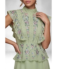 Coast Women's Embellished Frill Midi Dress