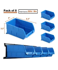 Xdovet Tool Organizer Wall Mount Bins Rails