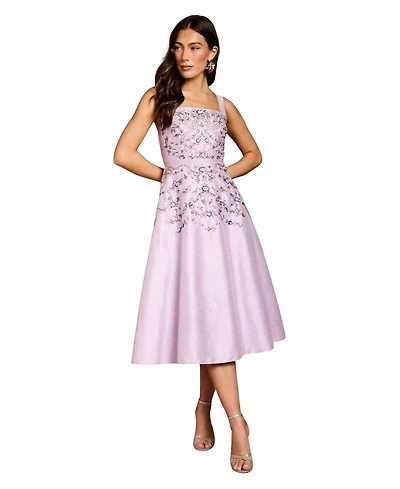 Coast Women's Embellished Square-Neck Midi Dress