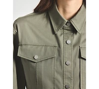 Derek Lam 10 Crosby Women's Brady Long-Sleeve Utility Mini Dress
