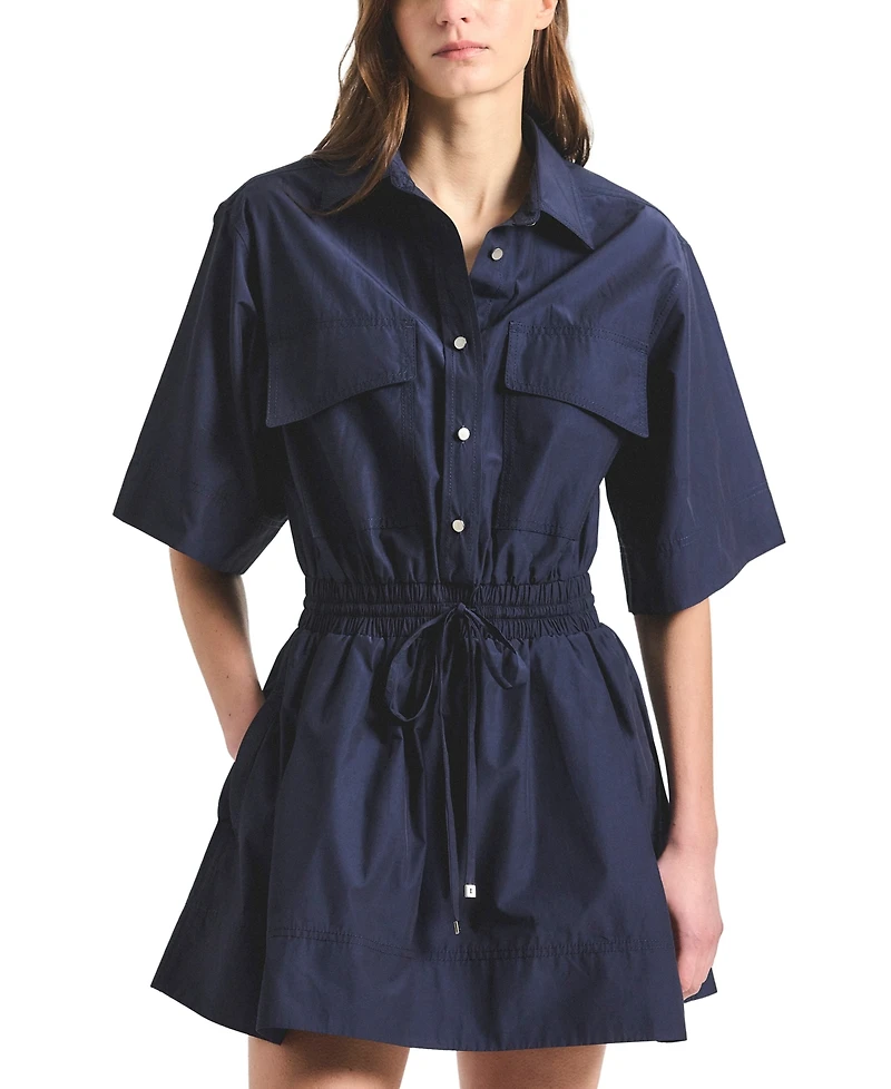 Derek Lam 10 Crosby Women's Sabrina Short-Sleeve Shirtdress