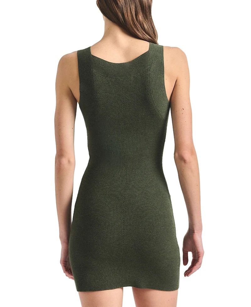 Derek Lam 10 Crosby Women's Kamila Compact Knit Sleeveless Bodycon Dress