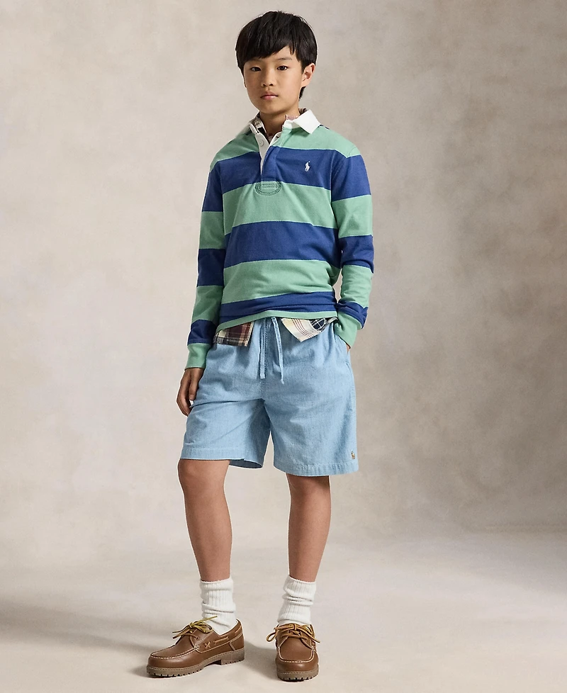 Polo Ralph Lauren Boys' 8-20 Iconic Long-Sleeve Rugby Shirt