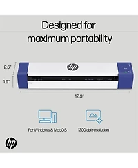 Hp PS150 Portable Wireless Document Scanner, Duplex Usb and Wi-Fi Rechargeable Scanner