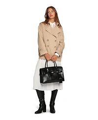 Belle & Bloom Women's Weekend Trench Bomber Jacket