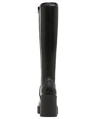 Madden Girl Women's Spy Stretch Knee High Block Heel Boots