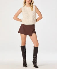 Astr the Label Women's Tessa A-Line Skort