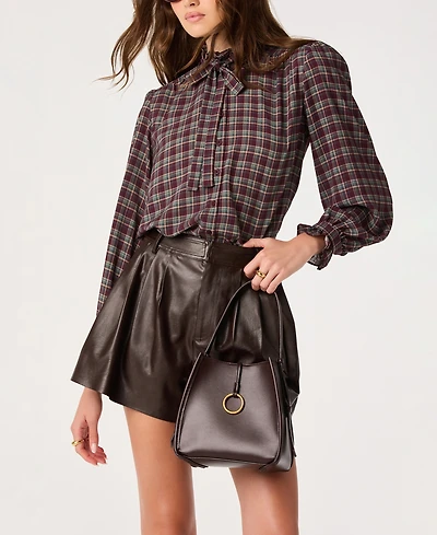 Astr the Label Women's Alyssa Mock Neck Top