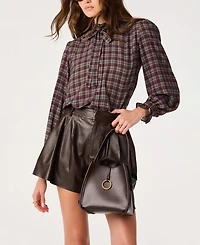 Astr the Label Women's Alyssa Mock Neck Top