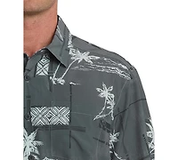 Quiksilver Waterman Men's Island Time Short-Sleeve Shirt