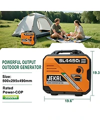 Mondawe 3500W-3800W Portable Inverter Generator Electric Start with Eco Mode